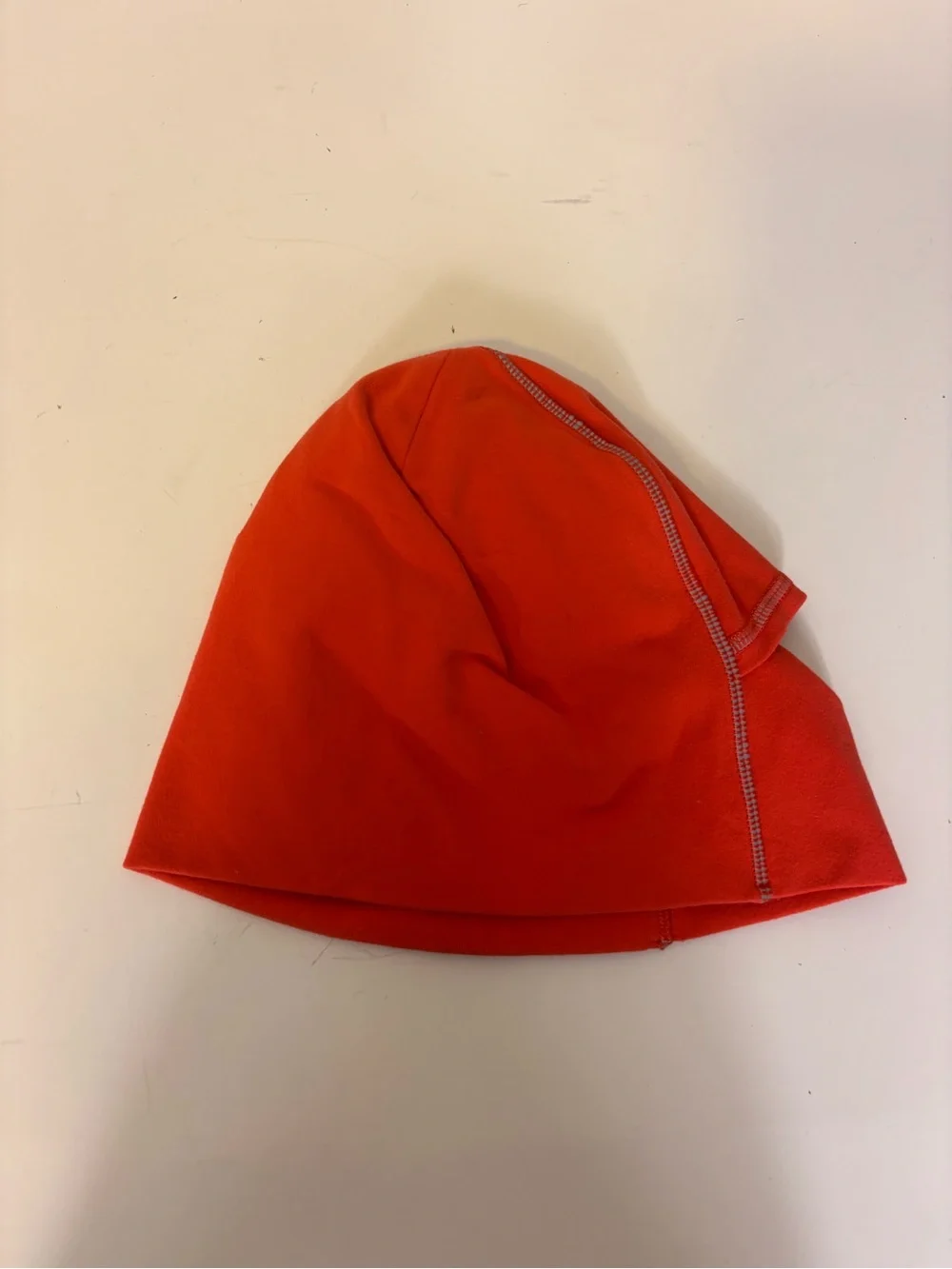 Lululemon Orange Running Cap Hat with Ponytail Hole